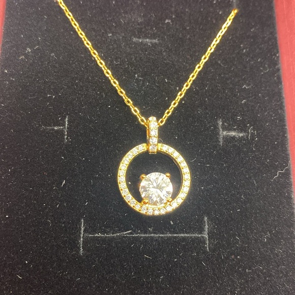 ⭐️Mosissanite⭐️5mm 1 ct GRA Certified Necklace/NIB - Picture 4 of 8